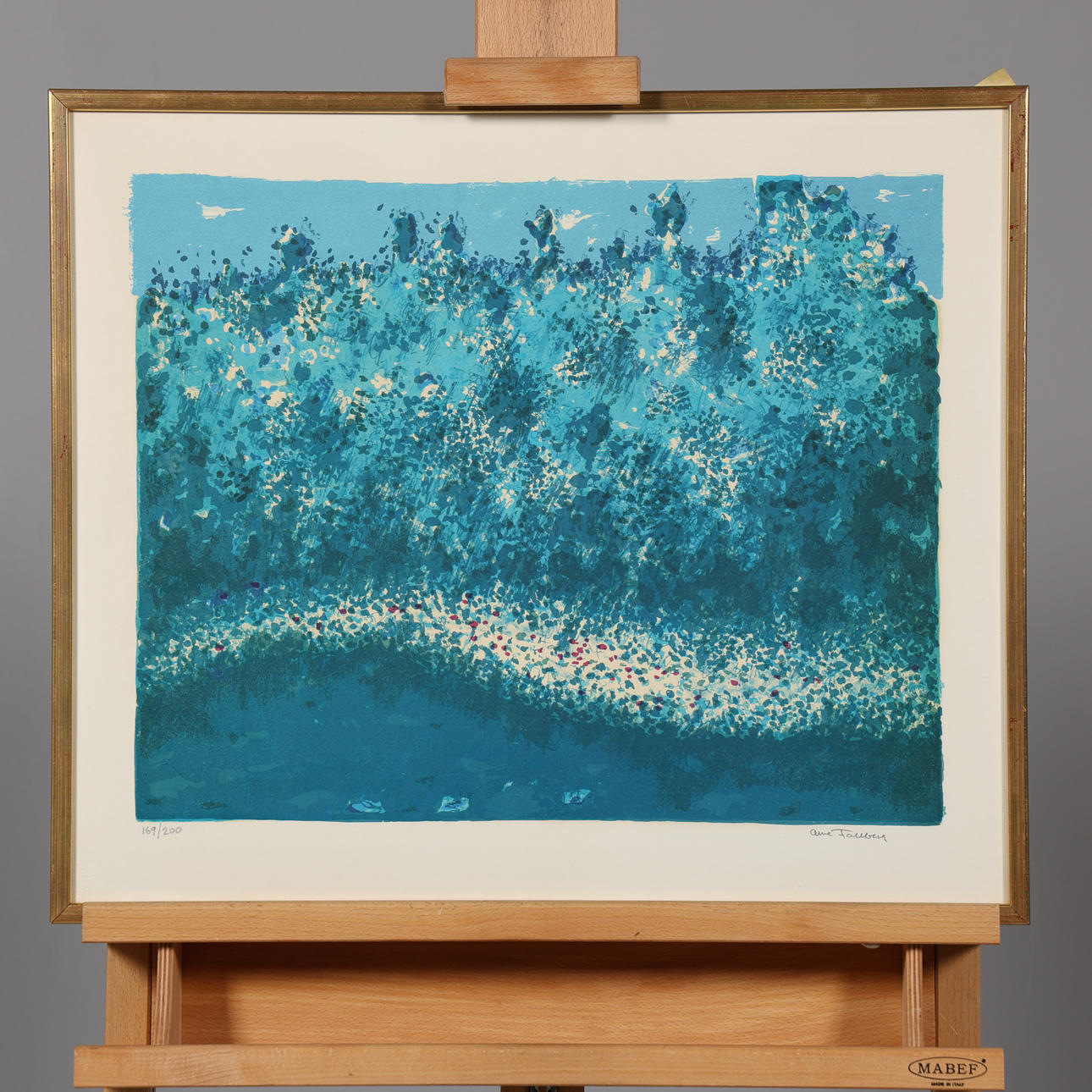 ARNE FALLBERG. LITHOGRAPH, signed and numbered 169/200.