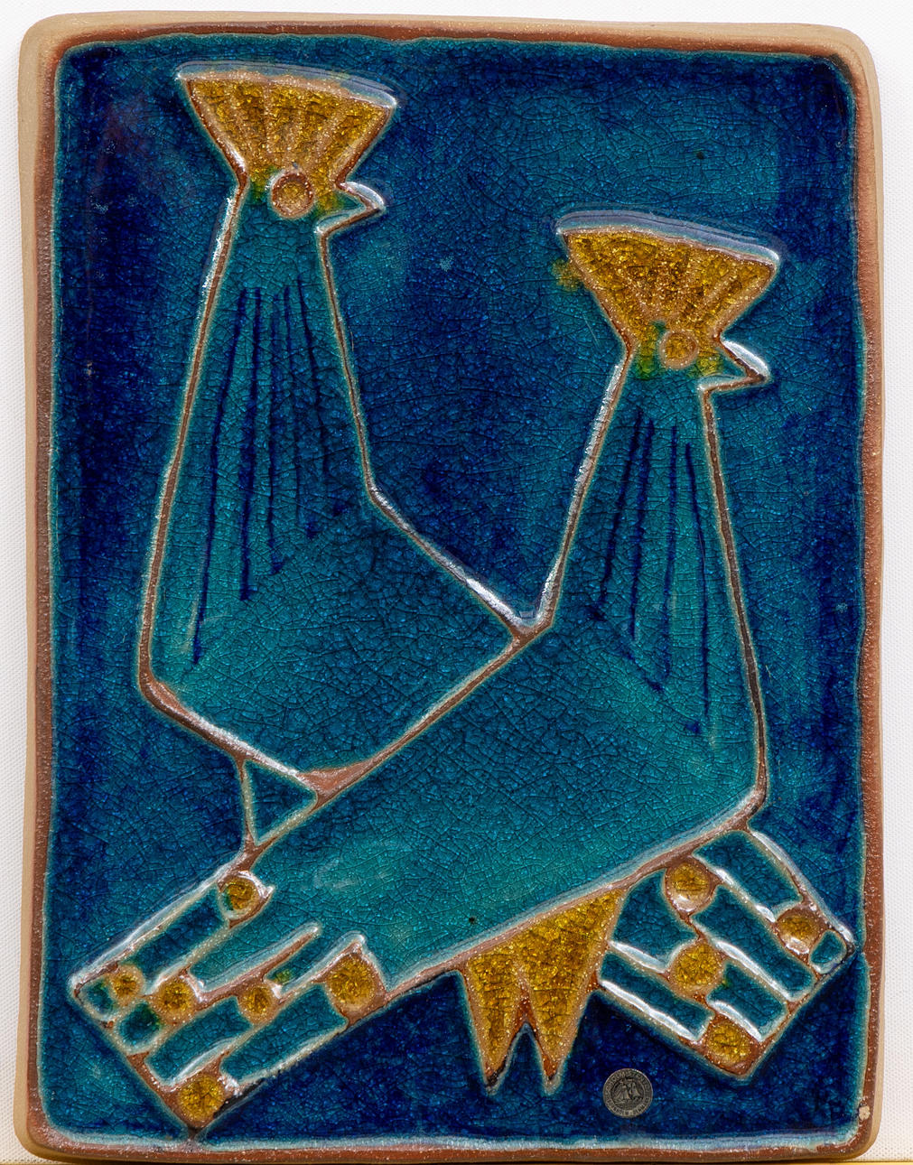 A stoneware wall relief, Maria Philippi, Søholm.