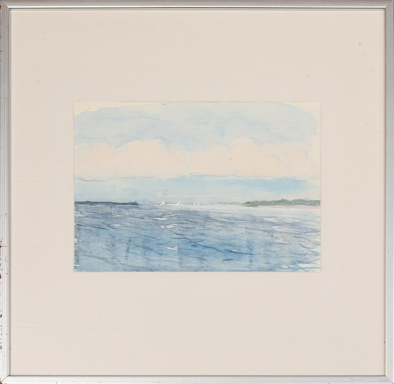 LARS RÖNNBÄCK. Watercolor, signed.