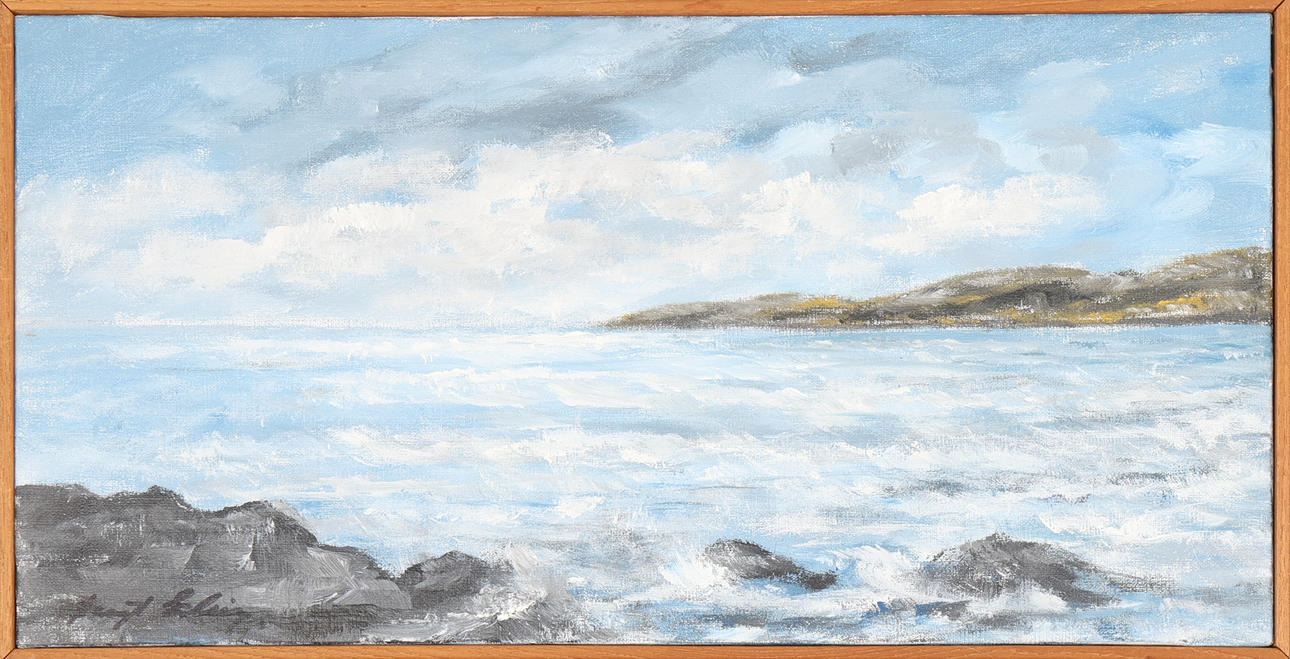 OIDENTIFIERAD KONSTNÄR. Oil on canvas, signed.
