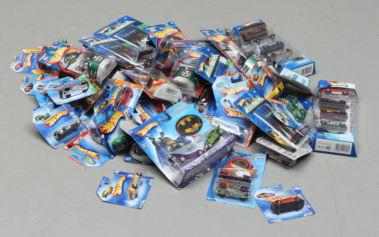 LEKSAKSBILAR, 61 stycken, HOT WHEELS.