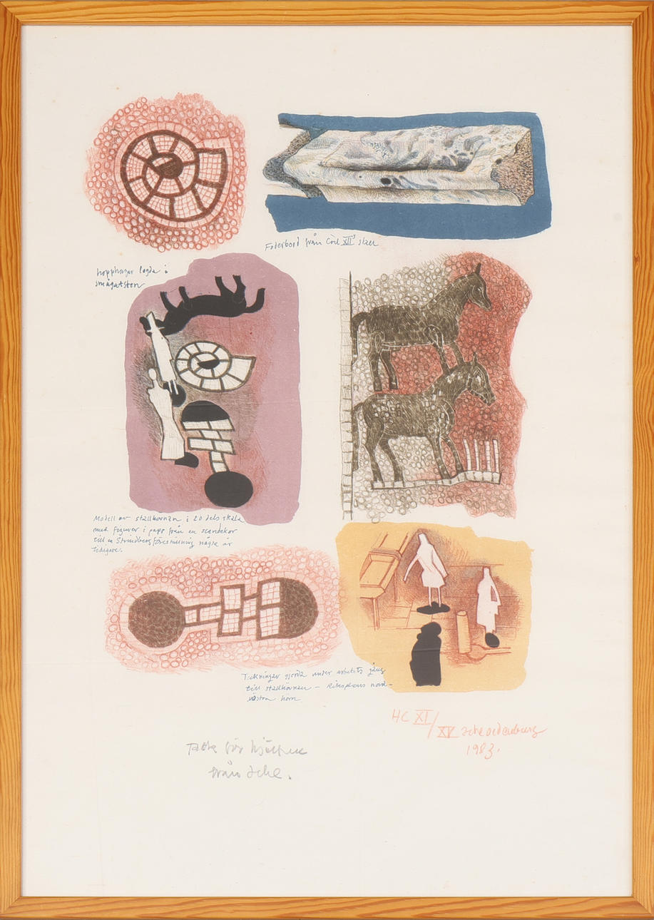 ACKE OLDENBURG. Lithograph, signed, numbered HC, 1983.