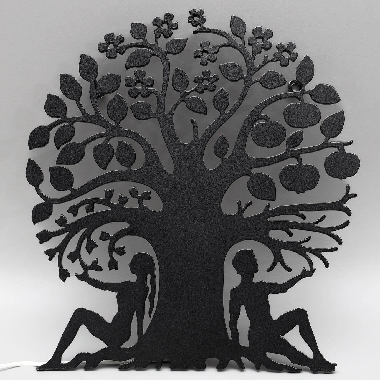 RAGNAR ANDERSSON, wall sculpture with lighting, Adam & Eva, signed Smen.