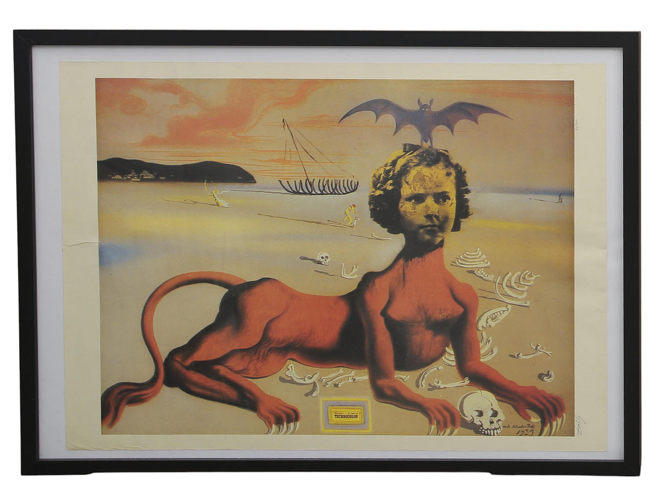 SALVADOR DALI. After, offset printing, numbered 97/200 and signed.