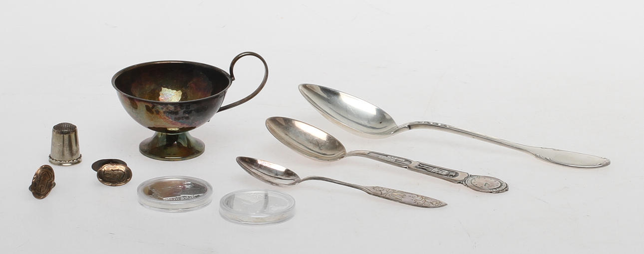 PARTI SILVER, Tot vikt ca 198 gram.