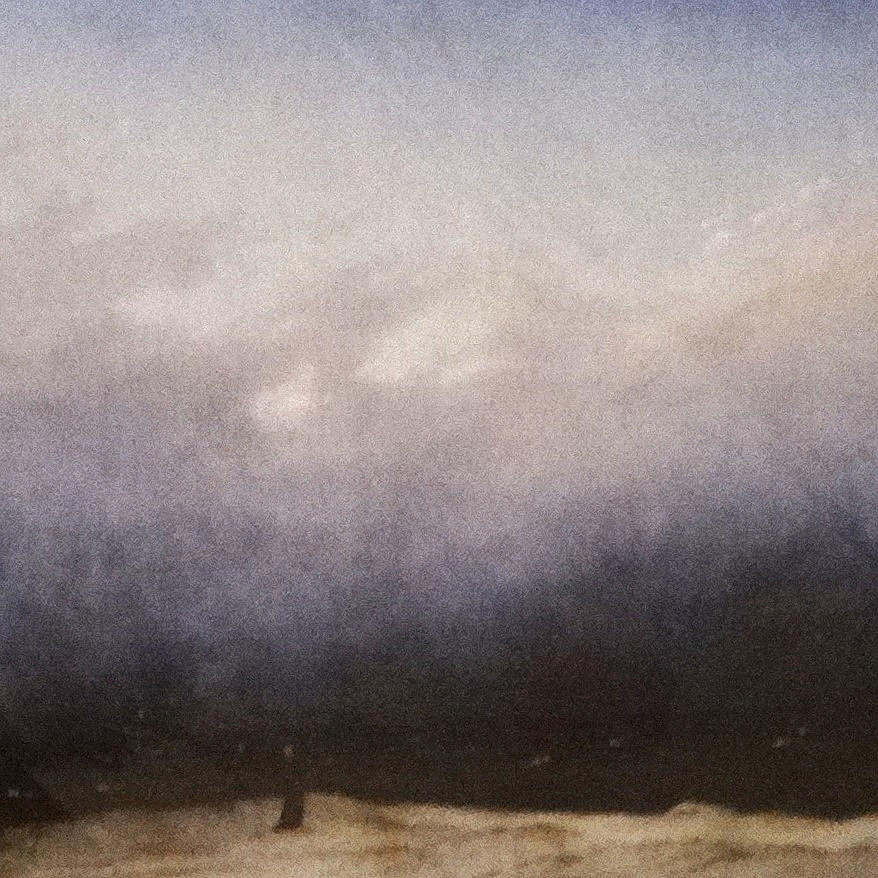 FRIEDRICH, CASPAR DAVID. MÖNCH AM MEER, Kunstdruck.