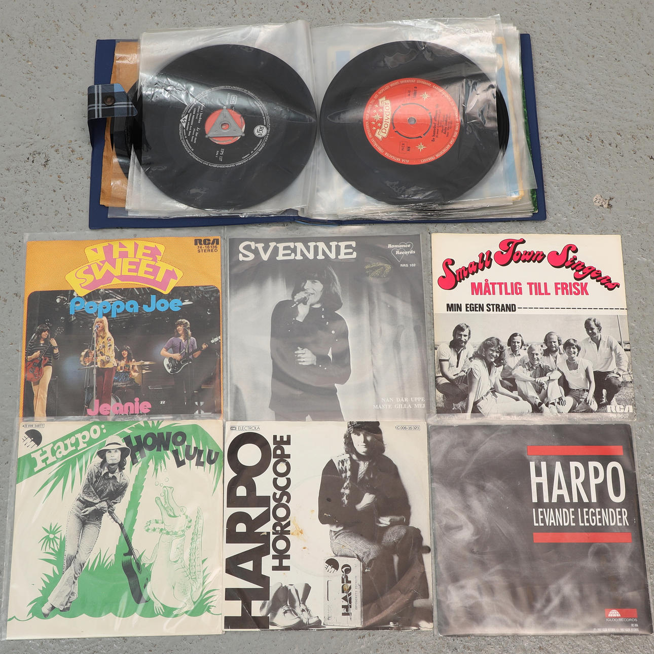 VINYL RECORDS, party singles.