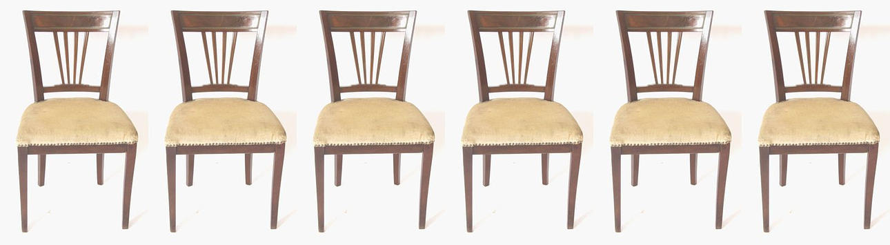 STOLAR, 6 st, Biedermeier.