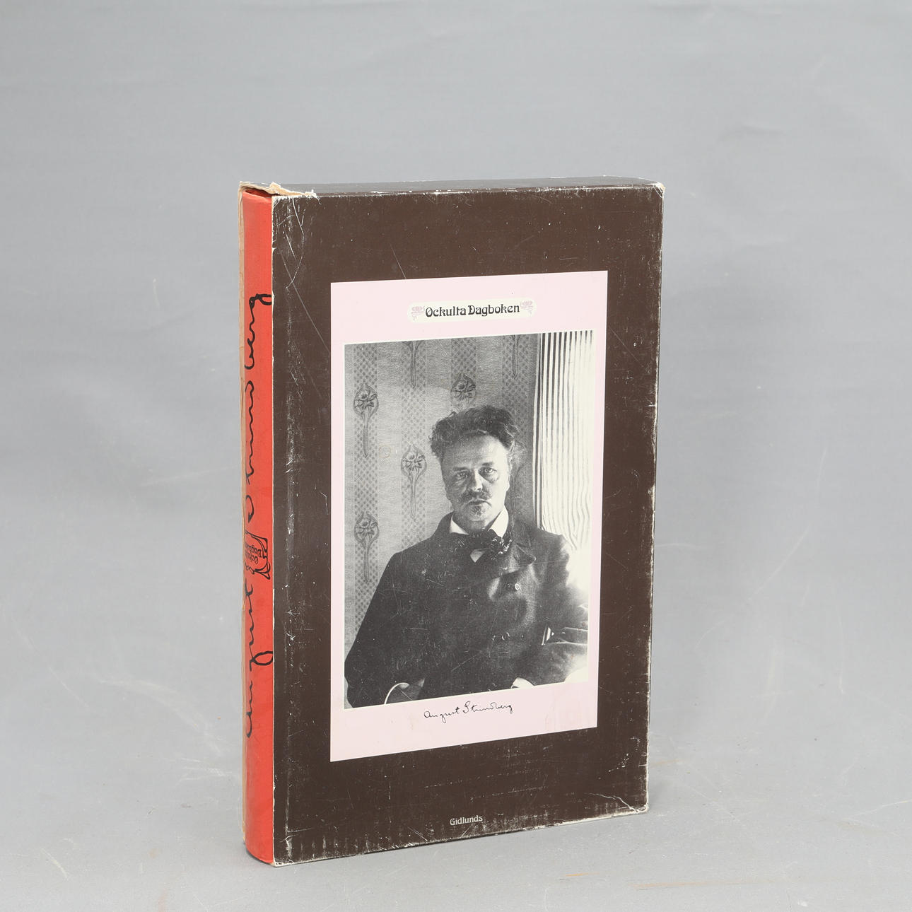 AUGUST STRINDBERG. Okkult dagbog i papkassette.