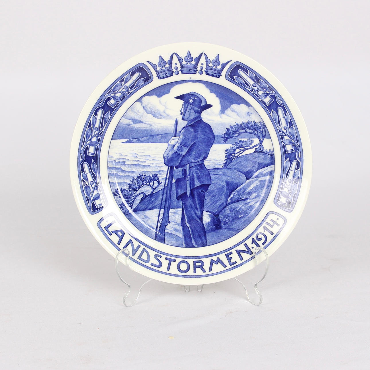 SAMLERPLADE, „Landstorm 1914", Rörstrand.