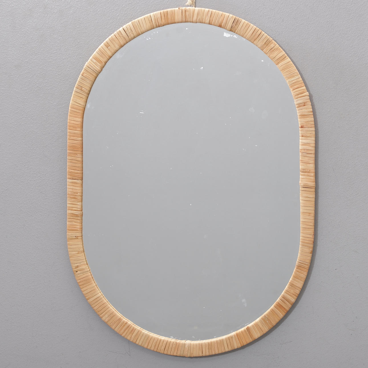 MIRROR WITH BRAIDED FRAME, “Opphem”, Ikea, 1999.