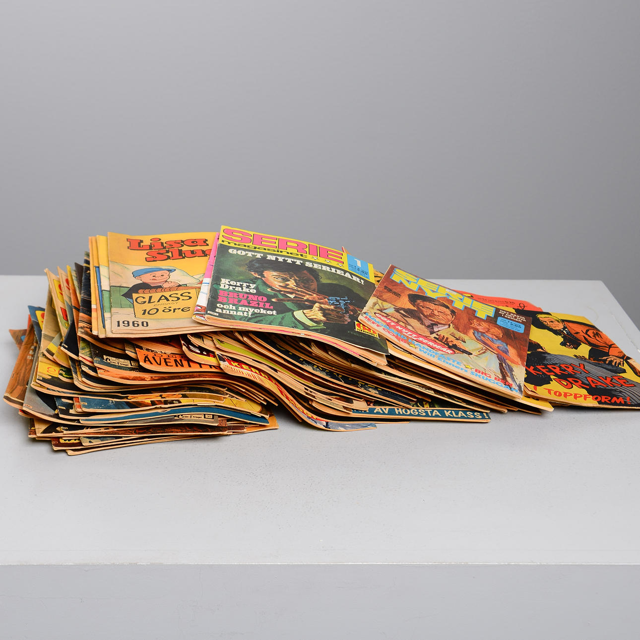 COMICS, 107 pcs, mostly “Comic Magazine”, 1960/70's.