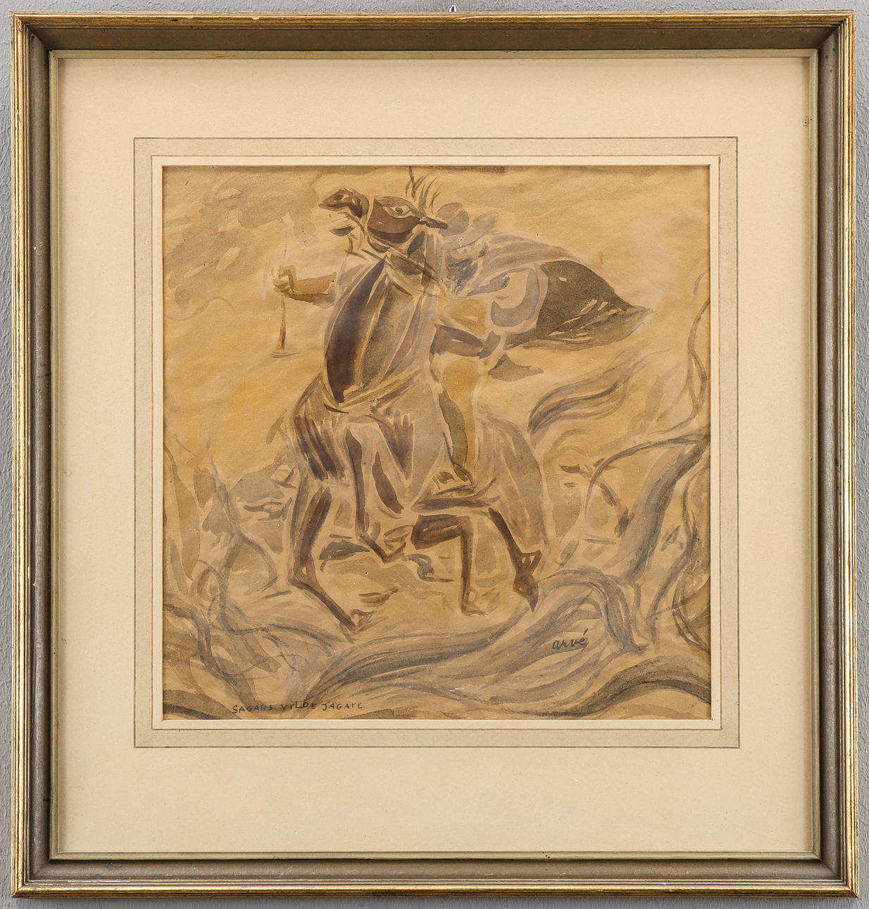 arvid-arv-arvid-k-gustafsson-1894-1968-sagans-vilde-j-gare-konst