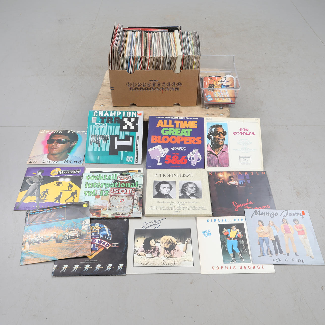 LPs, about 185 songs and some singles.