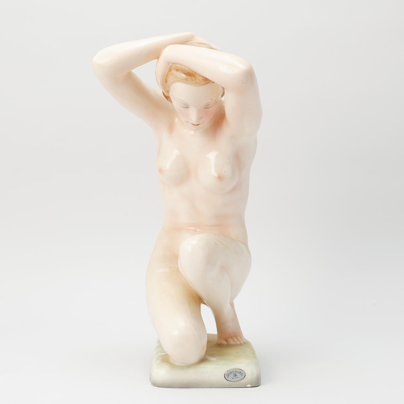 FIGURINE, stoneware, Goldscheider, Vienna.