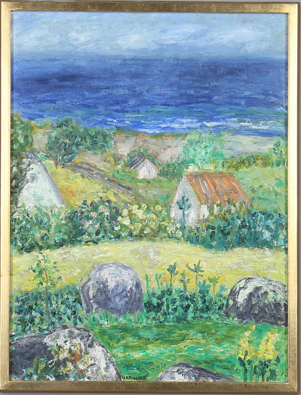 ULLA ARWINGE. olja på duk, signerad.