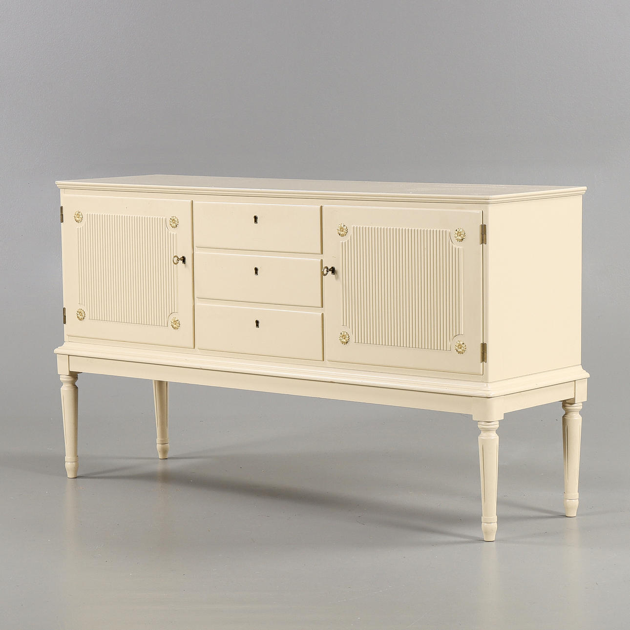 A Gustavian style sideboard, mid 20th century.