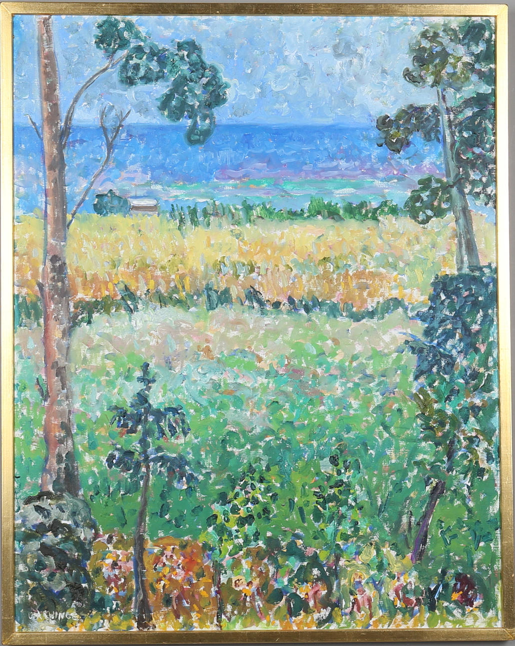 ULLA ARWINGE. olja på duk, signerad.