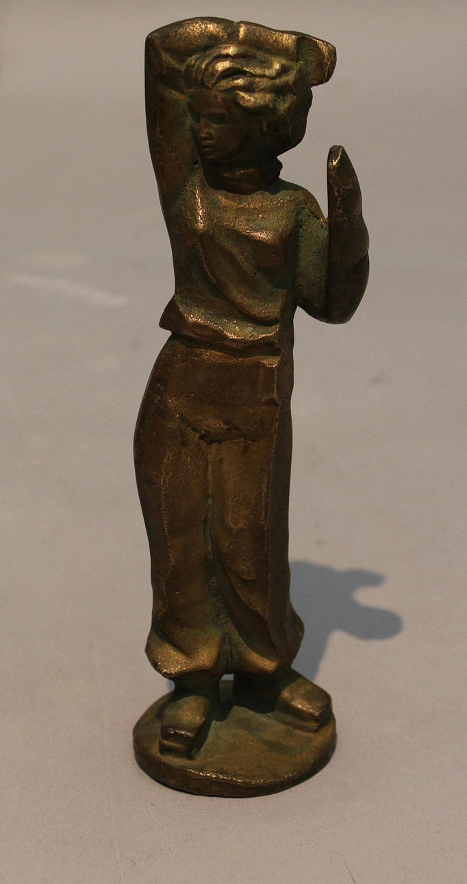 OSCAR ANTONSSON. TILLSKRIVEN. Modell. Brons. Osignerad.