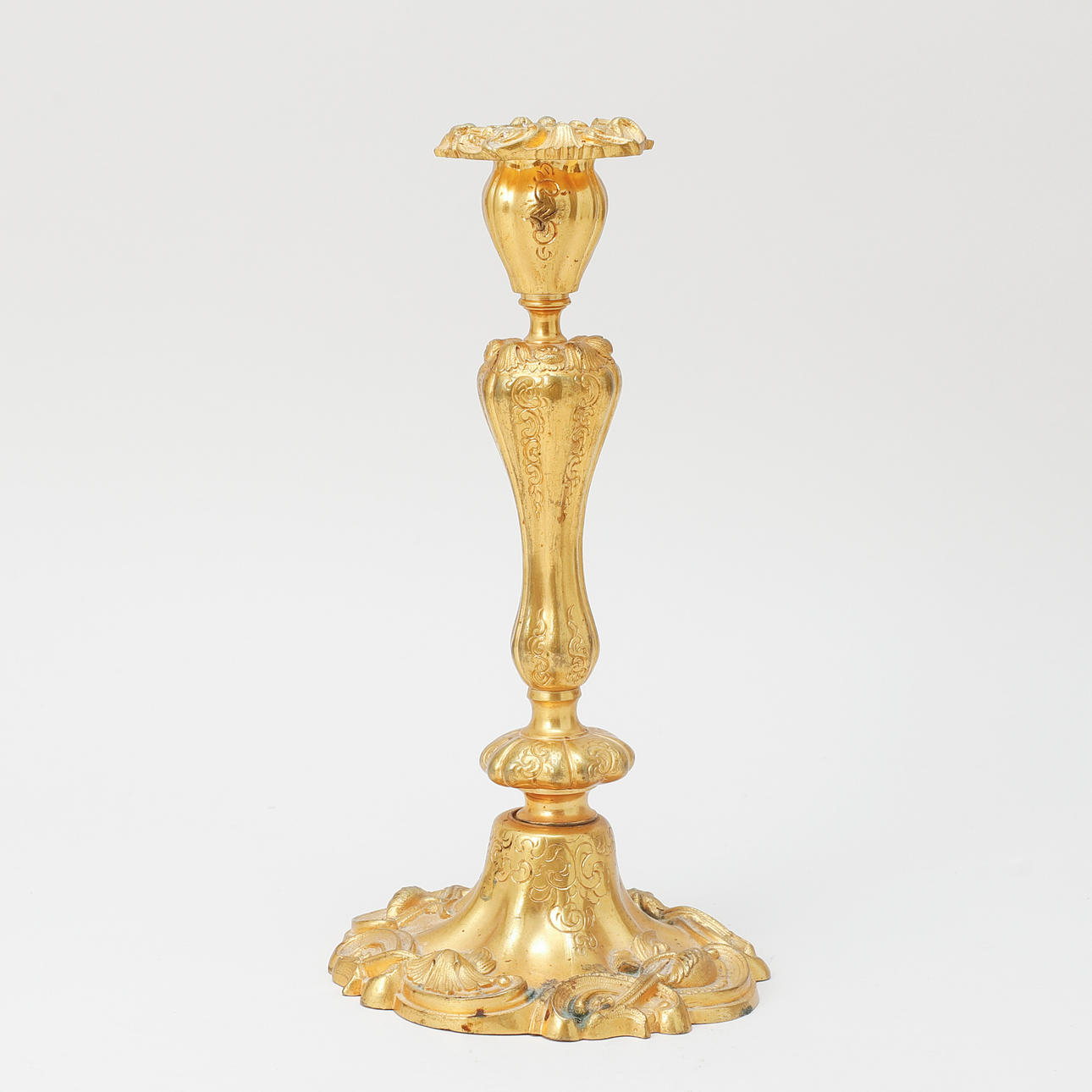 A late 19th century candlestick.