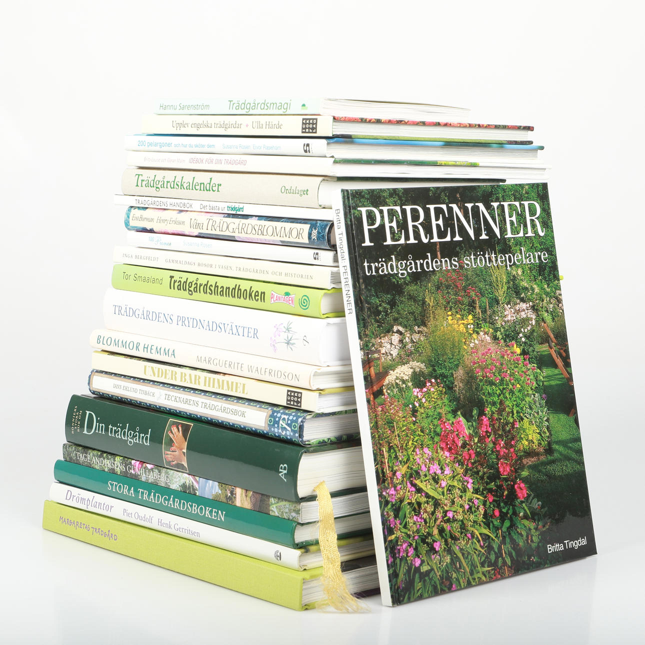 BÖCKER, 20 stycken, om trädgård och växter.