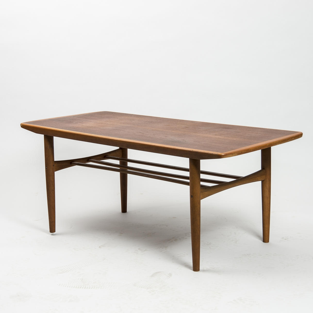 SOFFBORD, teak/bok, 1900-talets andra hälft.