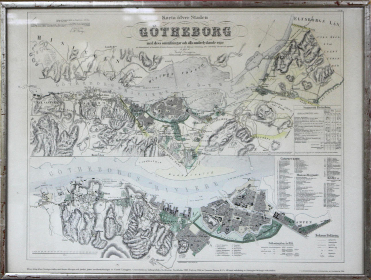 MAP, print, “Map of the City of Götheborg with its surroundings and all the associated egos”.