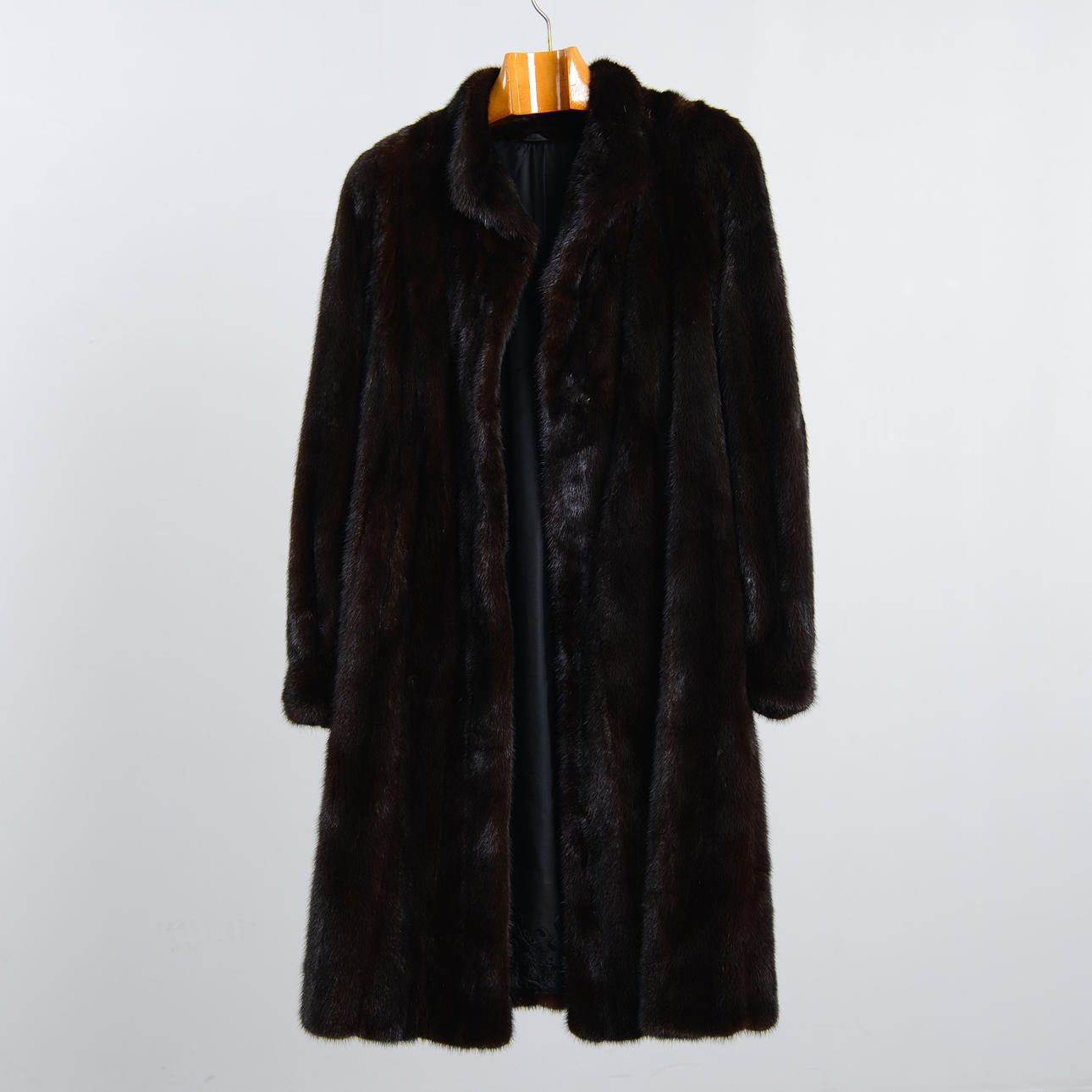 FUR COAT, full length mink, size approx. 38/40.