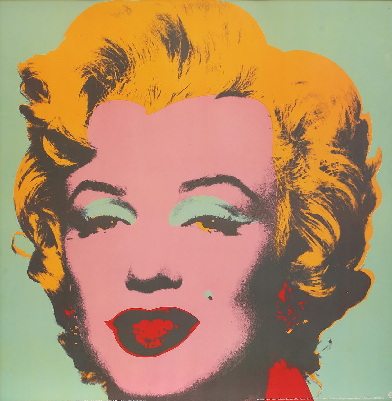 ANDY WARHOL. After, poster, Marilyn.