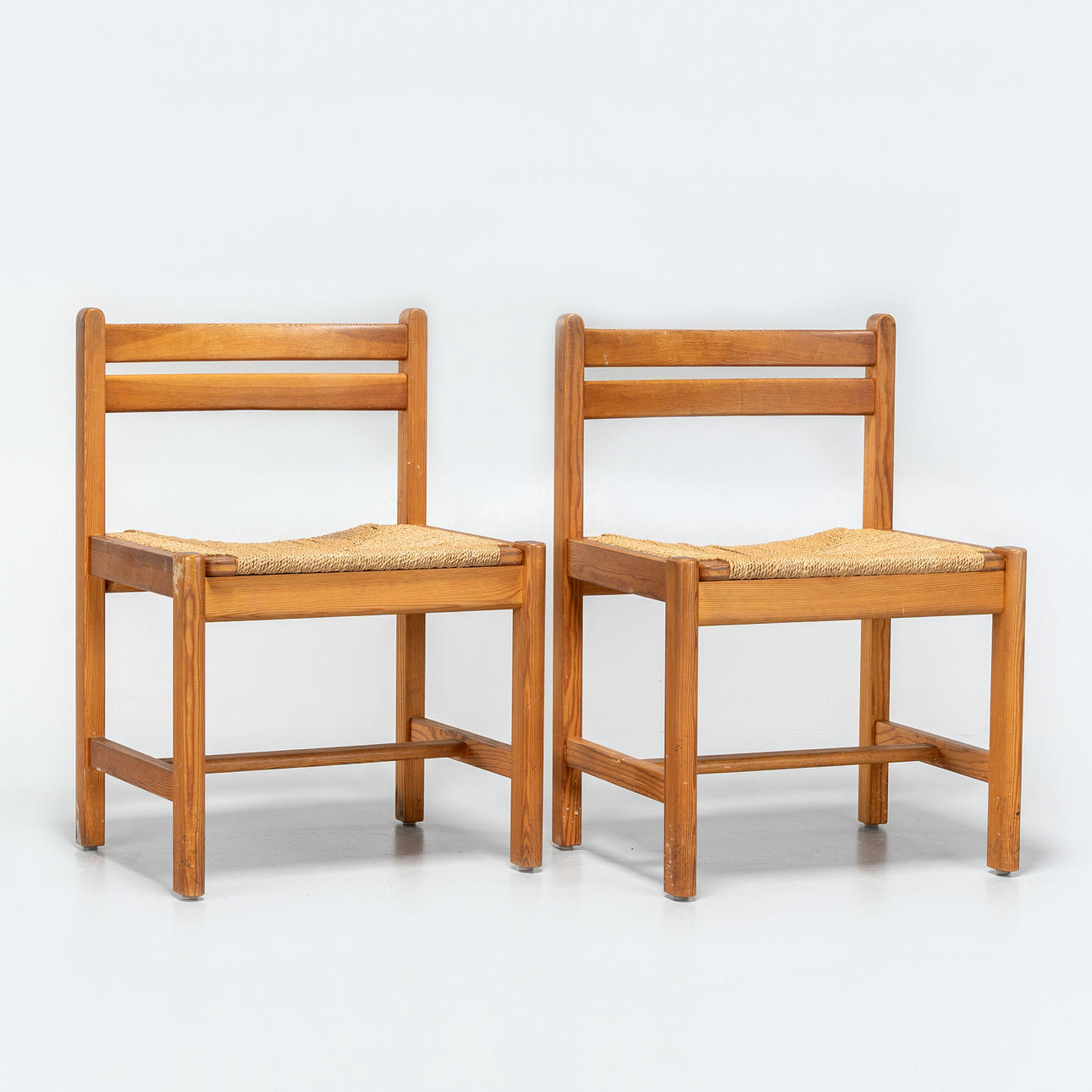 BØRGE MOGENSEN. Two 'Asserbo' pine chairs, Karl Andersson & Söner.