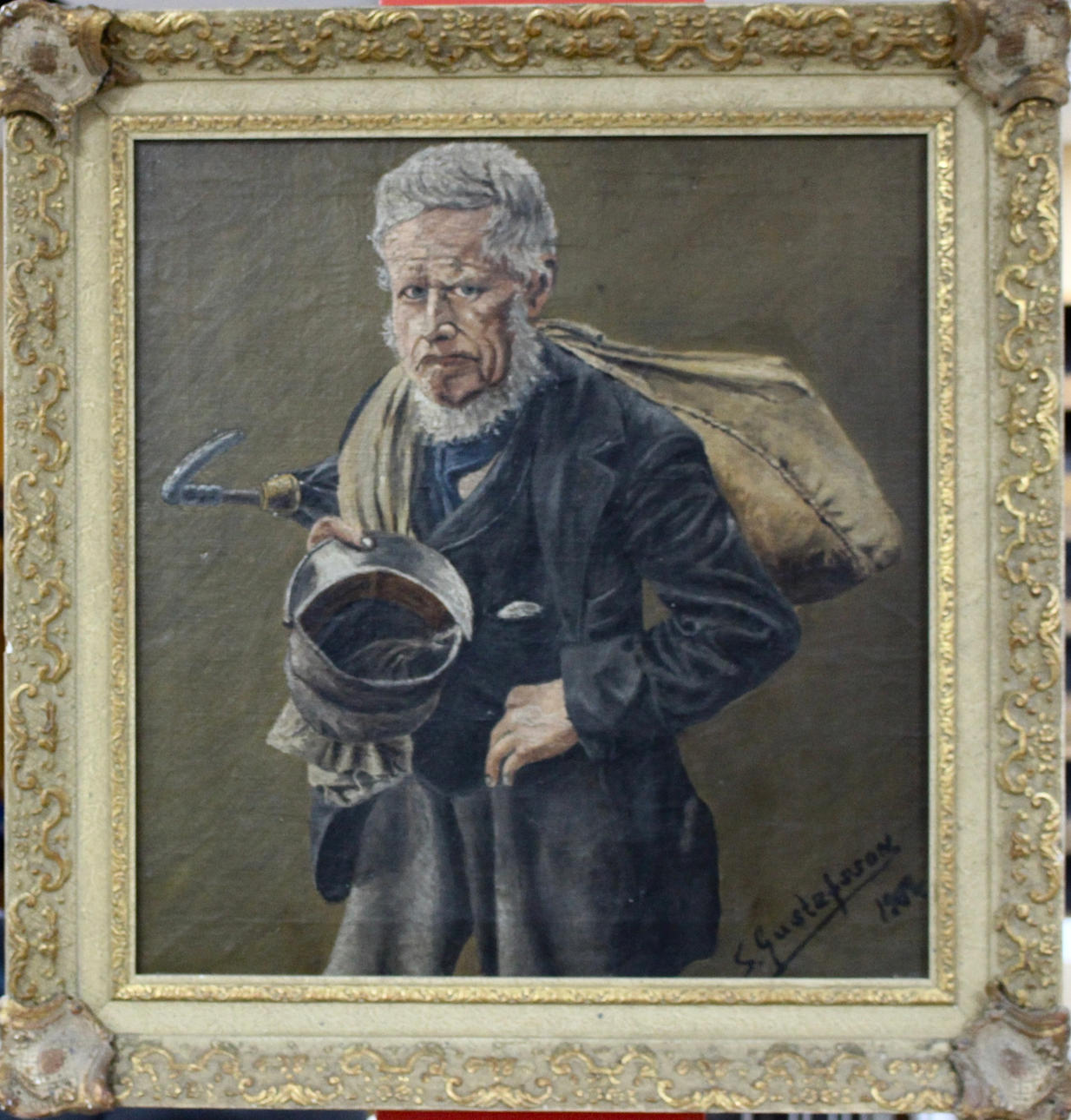 UNIDENTIFIED ARTIST, Oil on canvas, Portrait of Heda Lars, signed and dated.