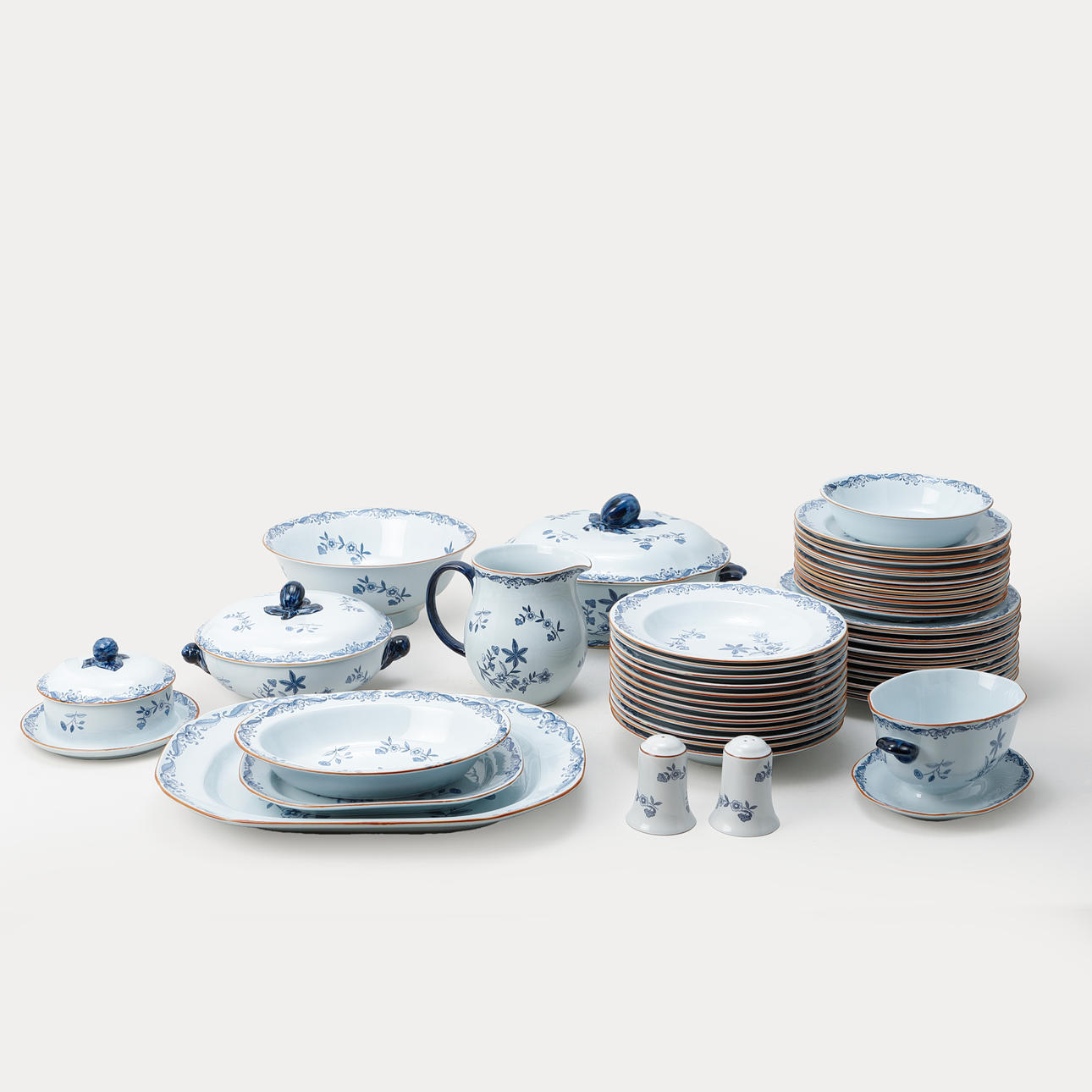 A 48-piece “East India” tableware set, Rörstrand.