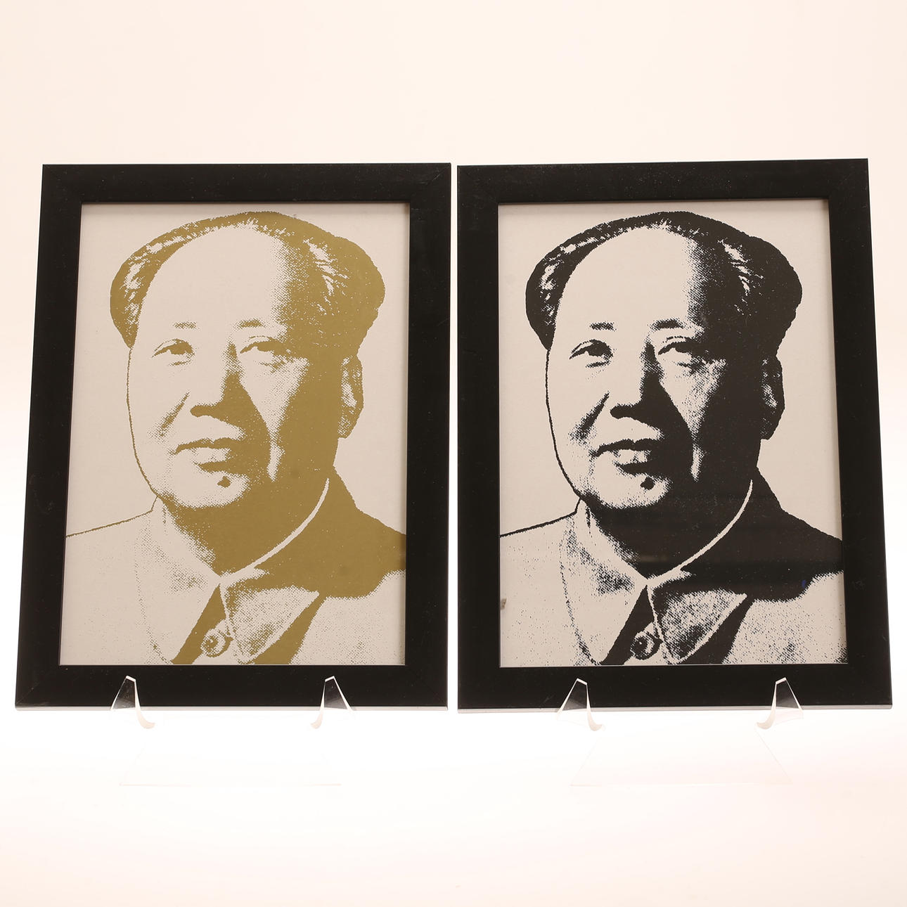ANDY WARHOL. Efter, 2 stykker, reproduktioner, Mao.