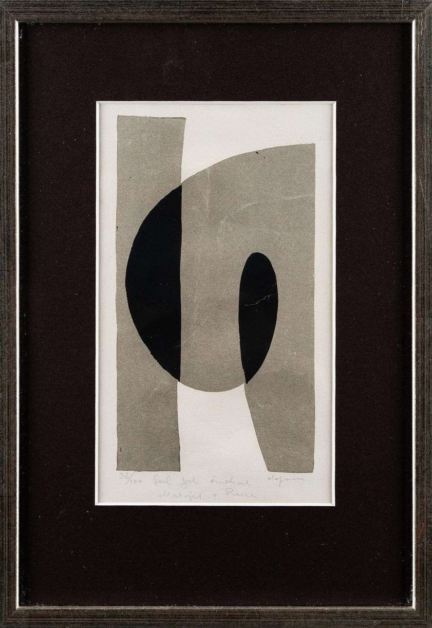 PIERRE OLOFSSON. Lithograph in colours, Signed, Numbered: 38/100.