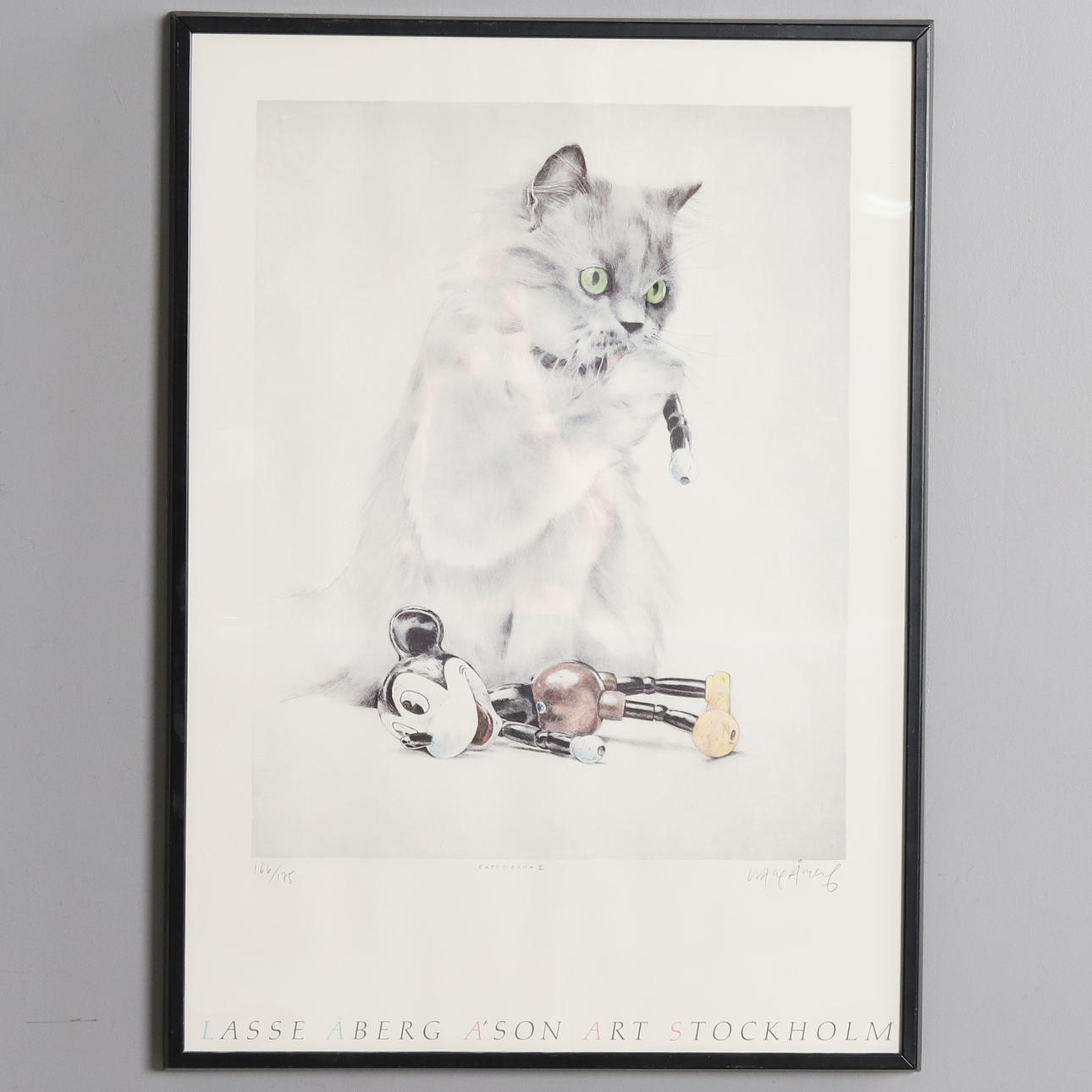 LASSE ÅBERG. POSTER, “CAT & RAT II”.