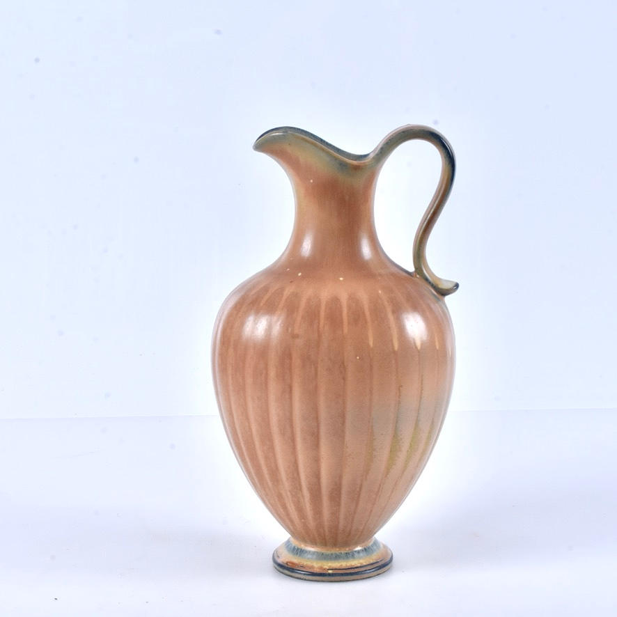 GUNNAR NYLUND. Pitcher, stoneware, Rörstrand.