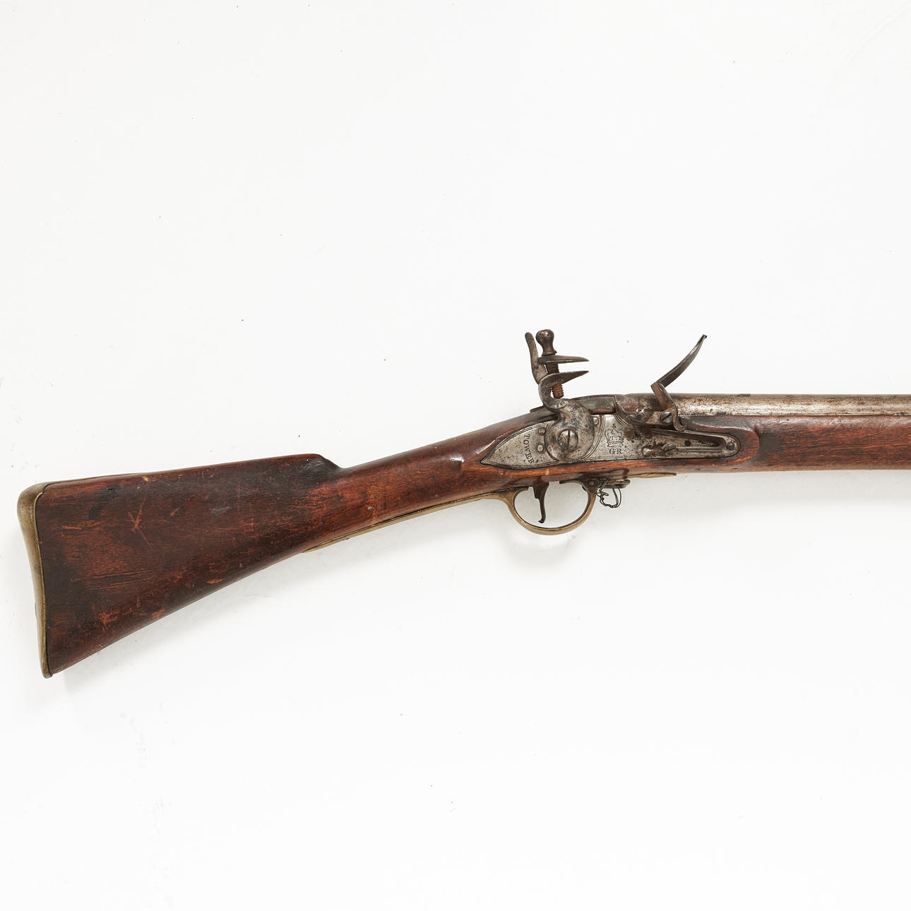 FLINTLOCK RIFLE, britisch-schwedisch, sogenanntes Subventionsgewehr.