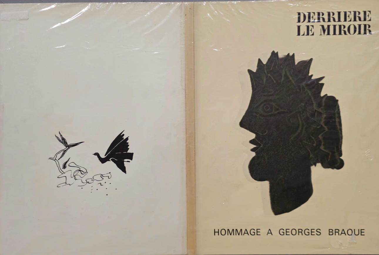 GEORGES BRAQUE. LITHOGRAPHY MELRIERE LE MIRROIR.