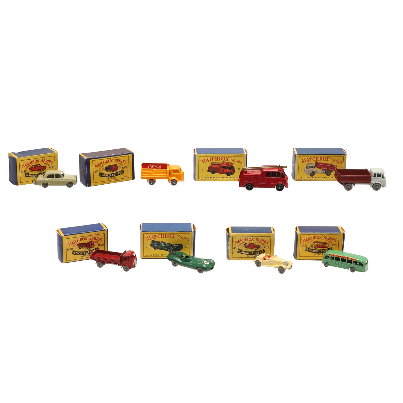 MATCHBOX-SERIE — EINSCHLIESSLICH JAGUAR VOM TYP D.