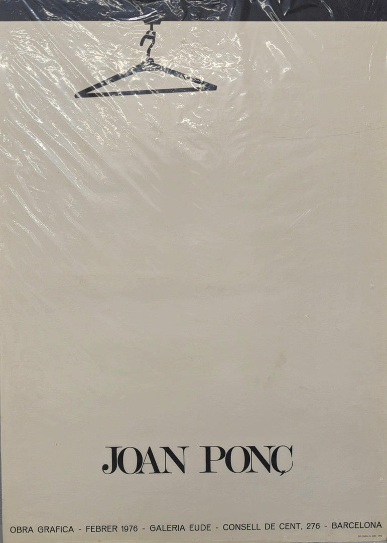 JOAN PONÇ. POSTER. GRAPHIC WORK. 1976.
