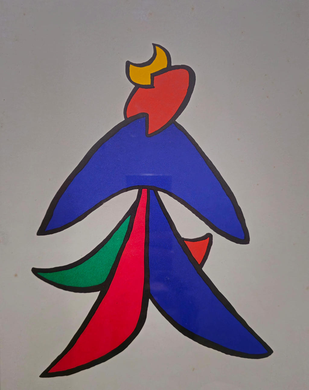 ALEXANDER CALDER. MELT THE MIROIR. LITHOGRAPHY.