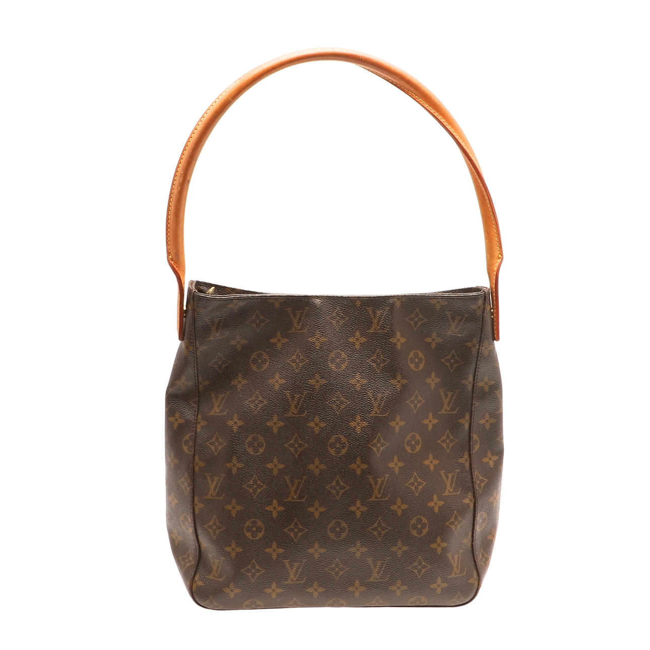 LOUIS VUITTON SCHULTERTASCHE MIT SCHLAUFENMUSTER.