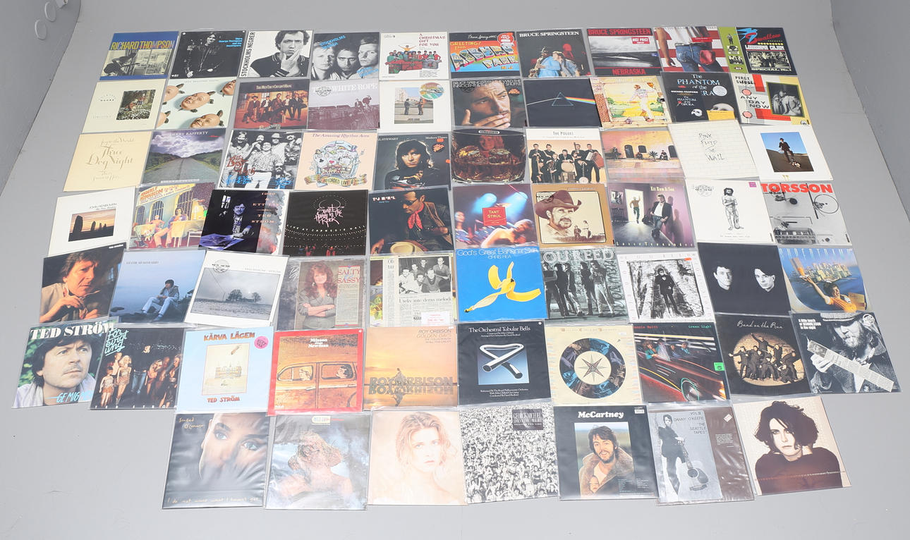 LP-SKIVOR, drygt 100 st.