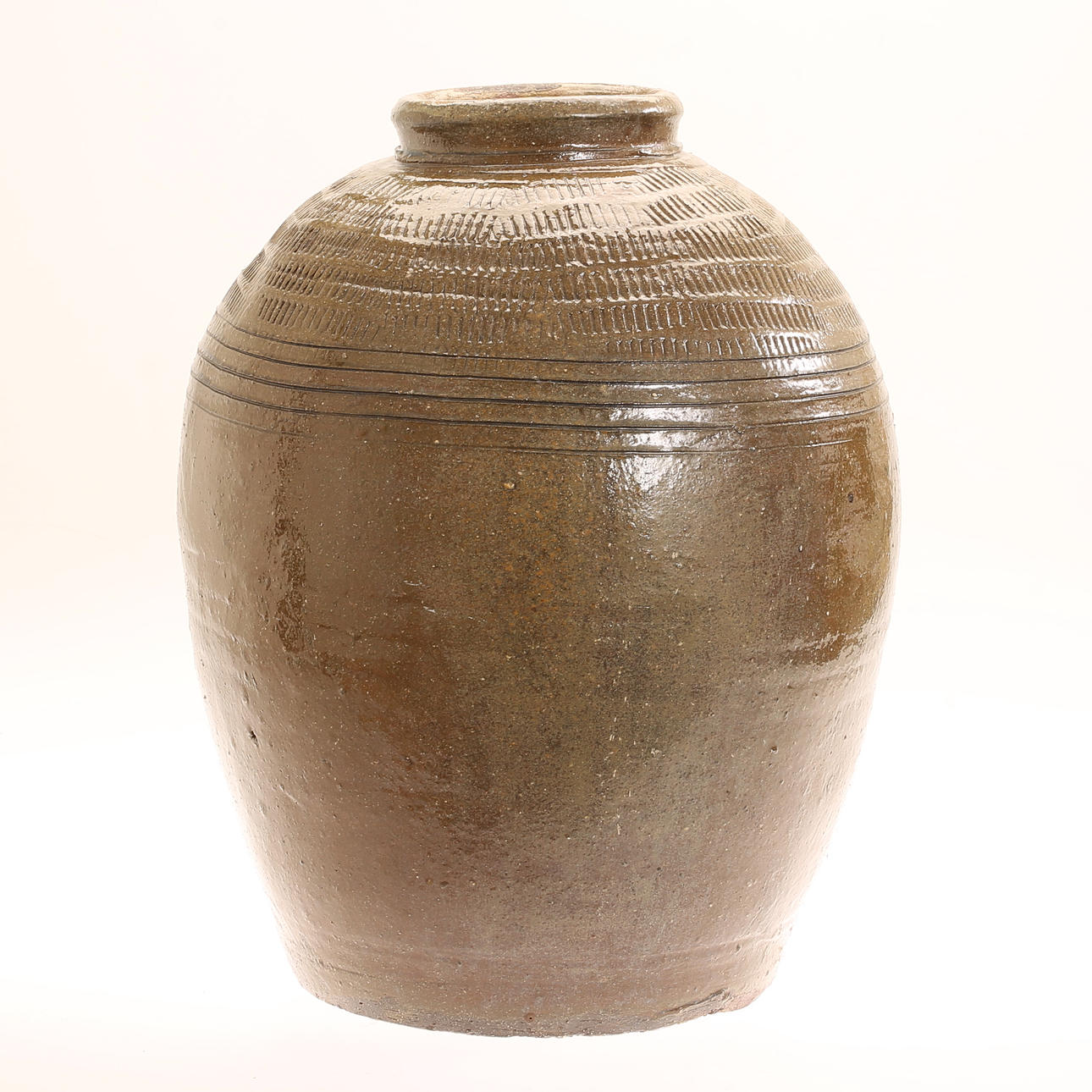 FLOOR VASE, stoneware.