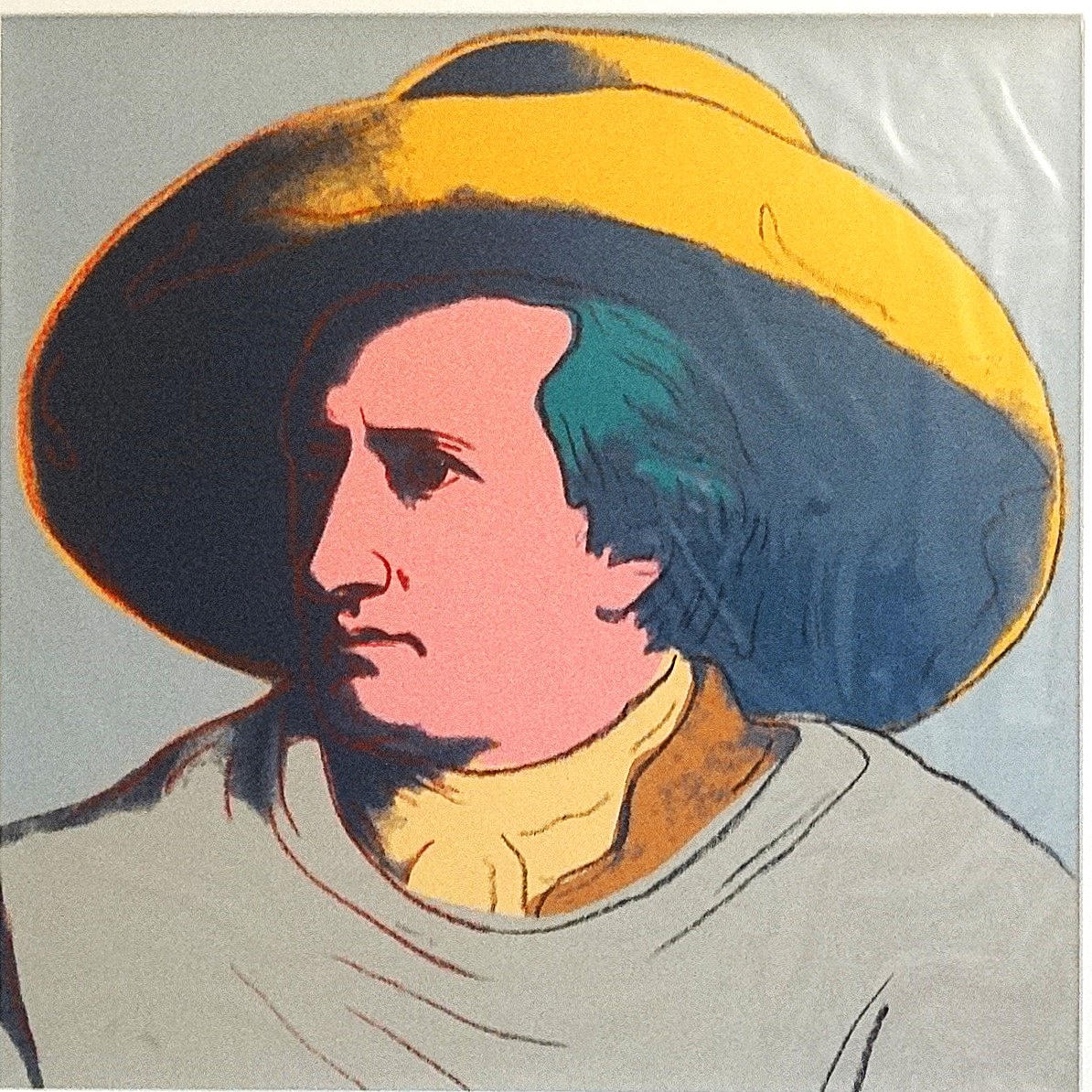 KUHL, HANS-JÜRGEN. KUNSTDRUCK, mit Passepartout.