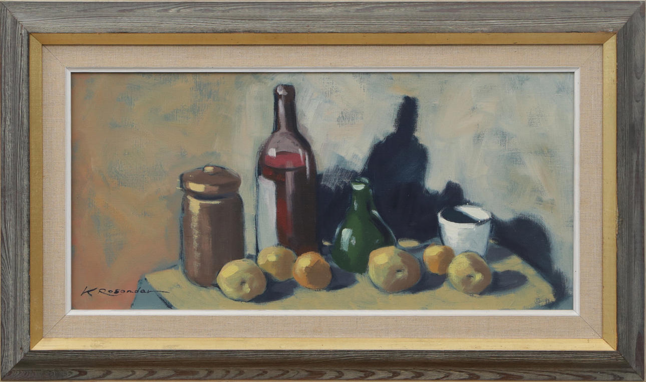 OIDENTIFIERAD KONSTNÄR. OIL, on canvas, signed K Rosander.