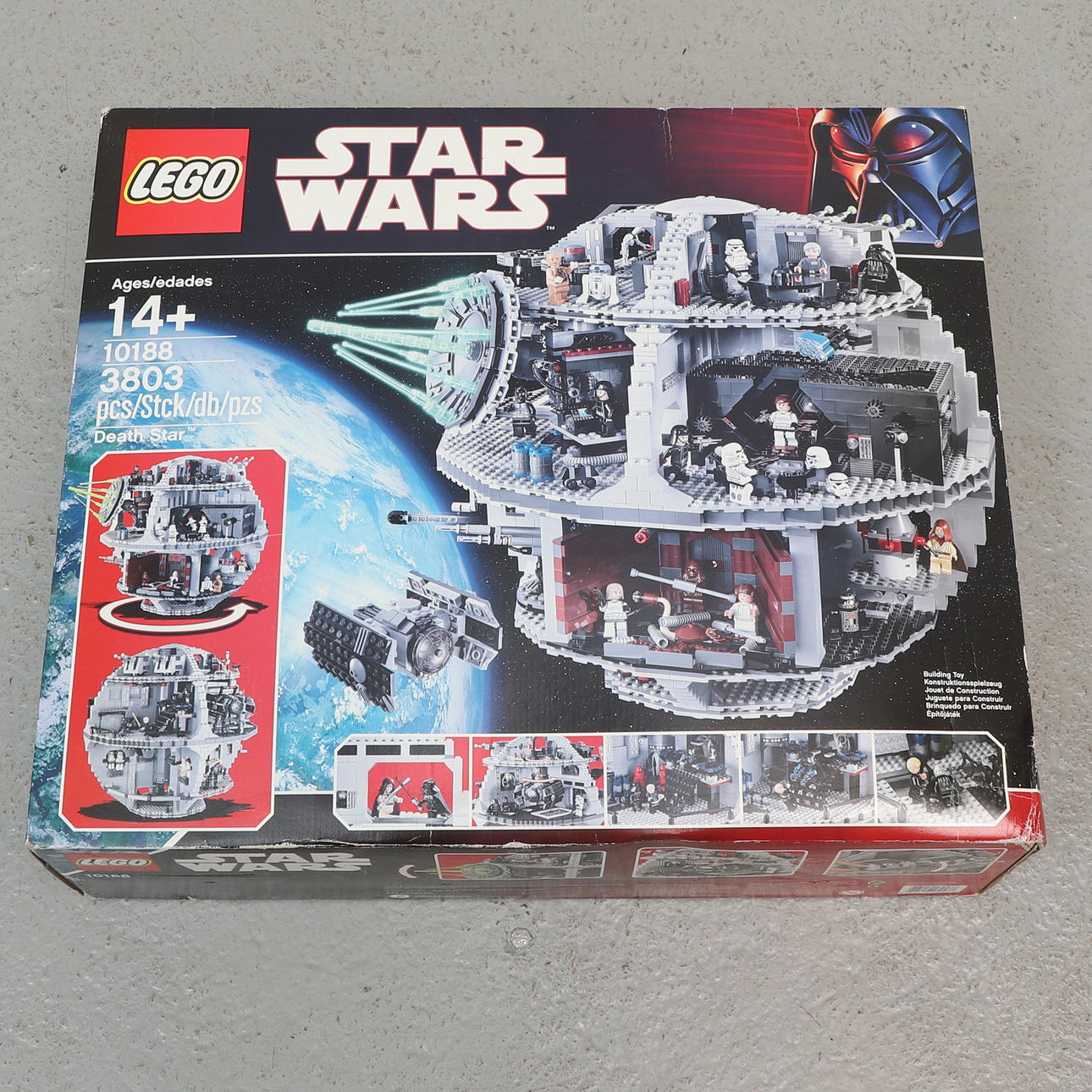 STAR WARS lego 10188, Death Star, 3803 pieces, unopened box, 2009 