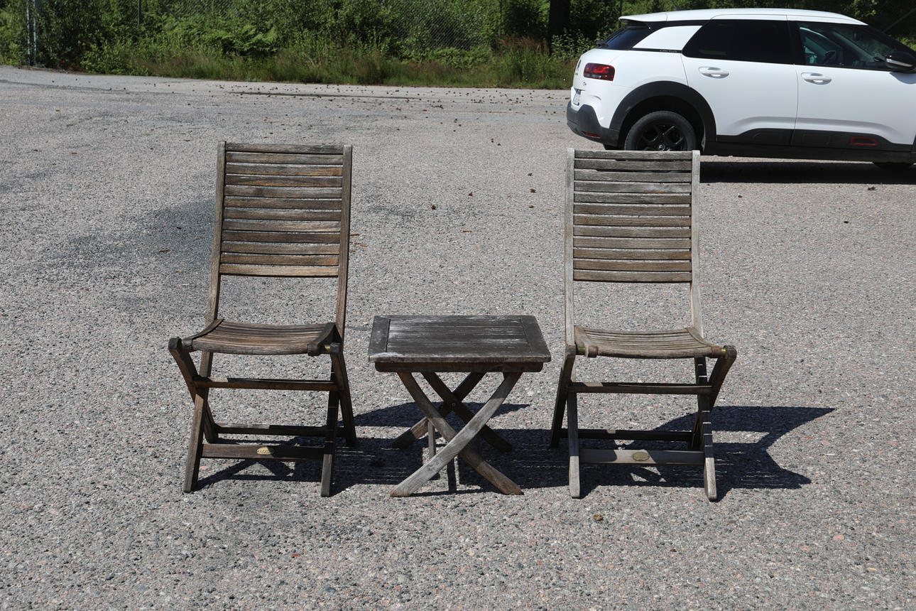 HAVEMØBLER, 3 stk., Jutlandia.