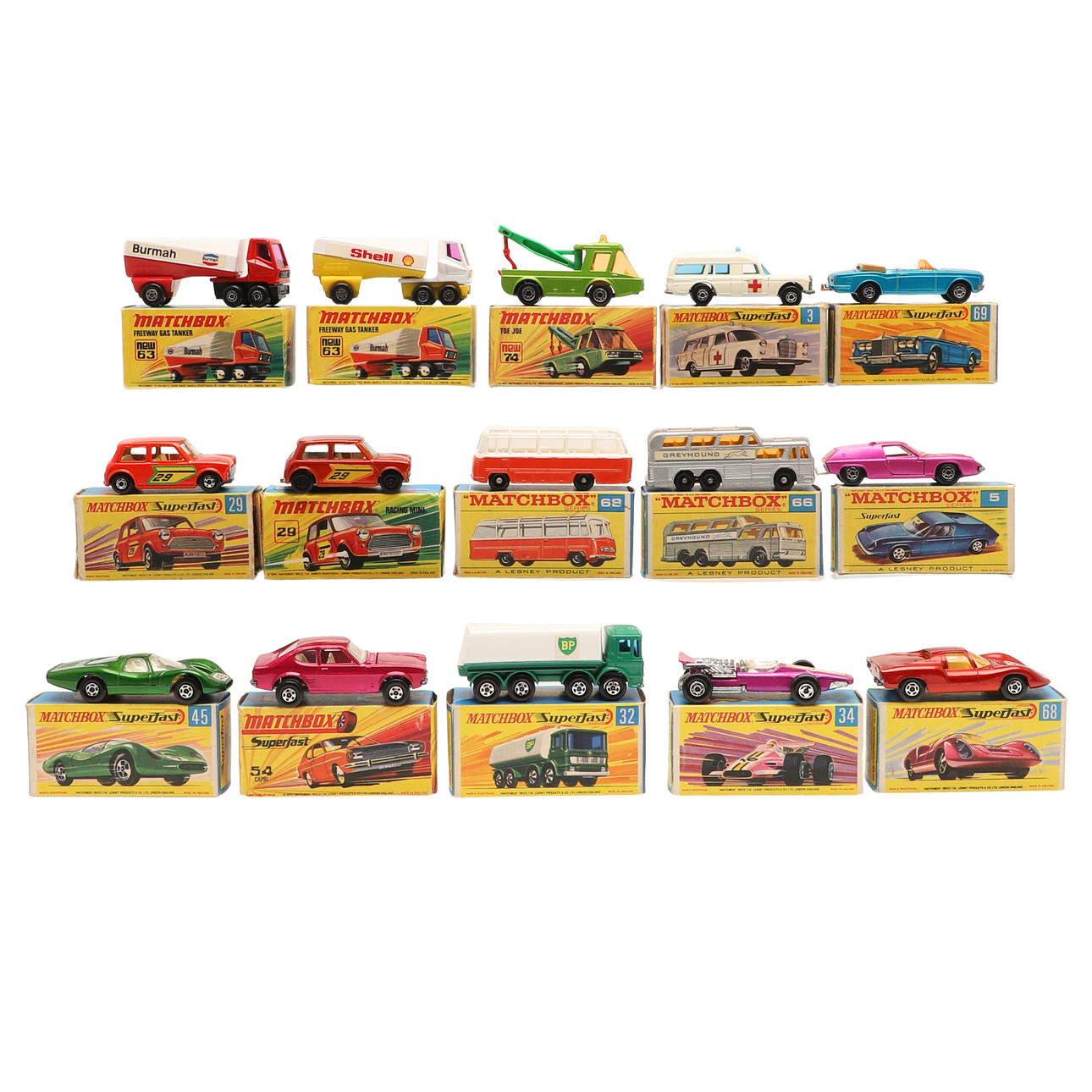 MATCHBOX SUPERFAST & OTHER BOXED MODELS.