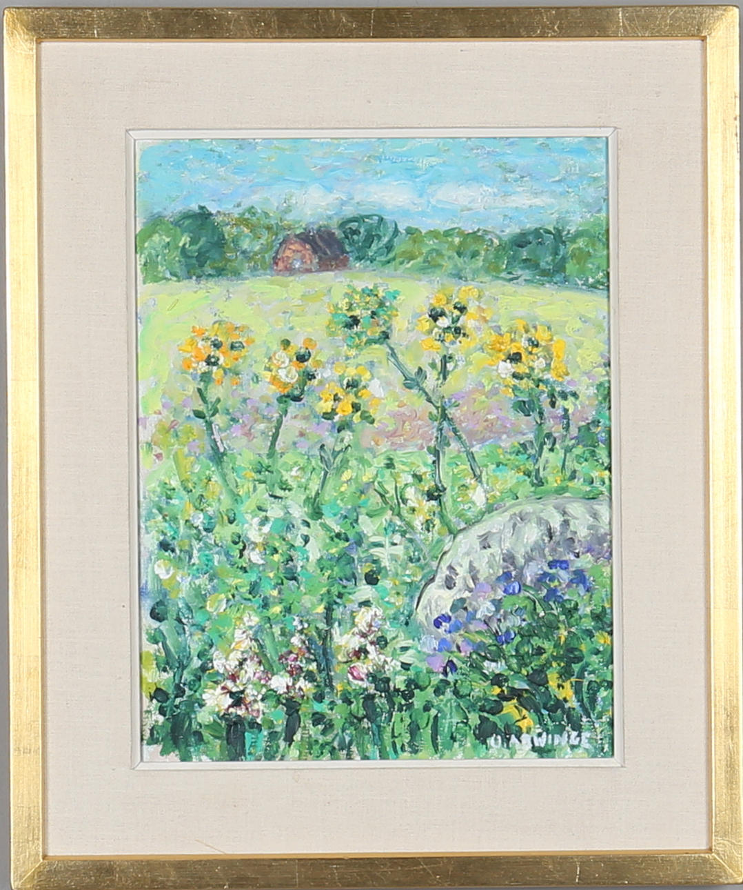 ULLA ARWINGE. olja på duk, signerad.